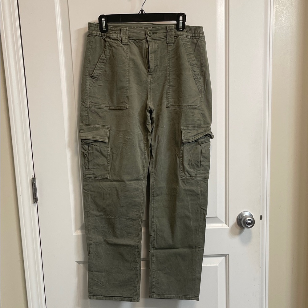 Olive Cargo Pants for Women